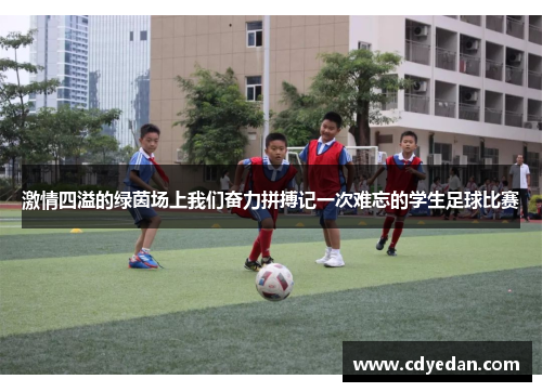激情四溢的绿茵场上我们奋力拼搏记一次难忘的学生足球比赛